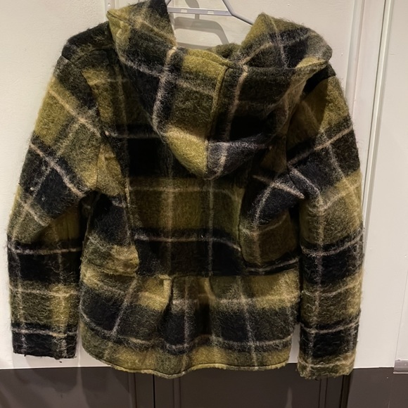 Green Plaid Wool Jacket - Picture 5 of 5